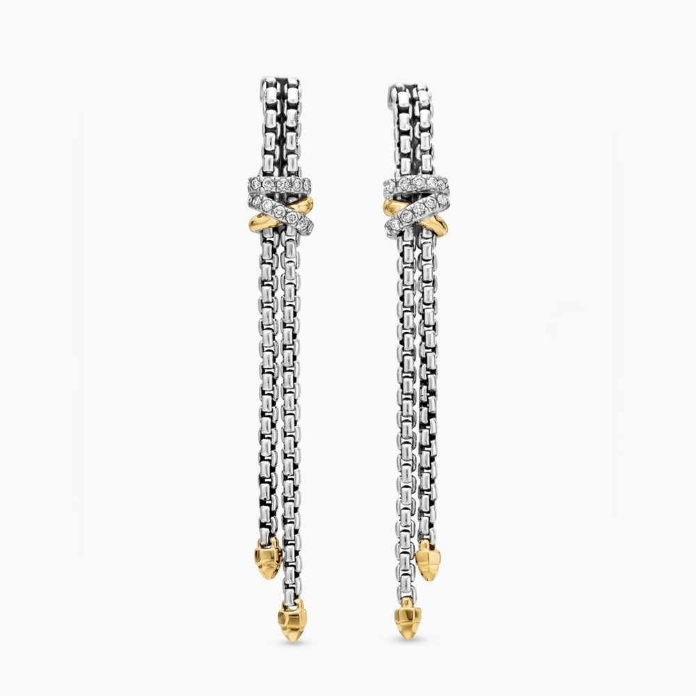 Helené Luxury Drop Earrings with Cubic  Zirconia